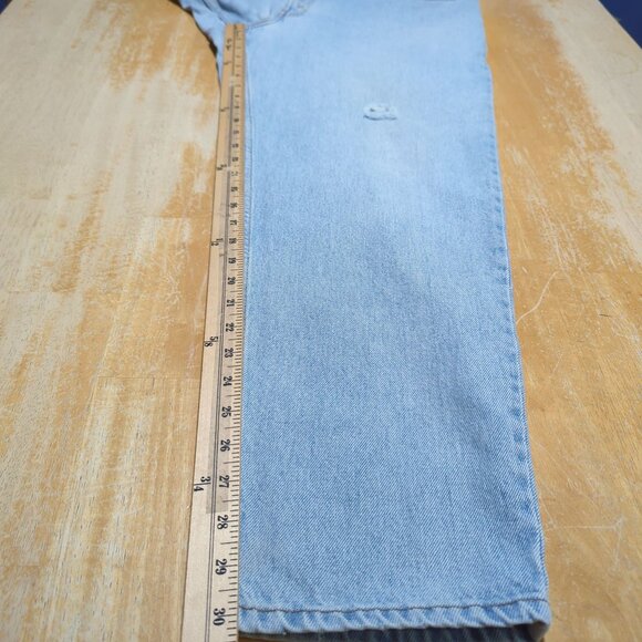 Levis 560 Mens W 36 L 30 Loose Fit Jeans W36‎ L30 Light Wash Distressed Denim - Picture 12 of 15